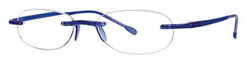 Scojo New York Gels Original Reading Glasses, Cobalt, 2.25 Magnification