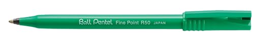 Pack de 12 bolígrafos Pentel R50-A tinta negra 0.4 mm miniatura 7