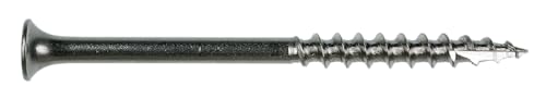 Simpson Strong-Tie Tornillo para madera Bugle-Head #8 x 1-5/8 in. con ajuste cuadrado tipo 305, paquete de 4000 piezas miniatura 1