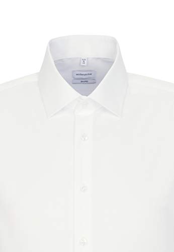 Seidensticker Zakelijk overhemd voor heren, shaped fit, strijkvrij, kentkraag, lange mouwen, 100% katoen - Image 5