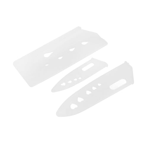 Mipcase Funda Protectora Cocina Transparente 3 Piezas Reutilizable de Plástico para Almacenamiento de para Chef