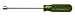 Xcelite L11 Nutdriver with Extra Long Full Hollow Shaft, 11/32" Blade Diameter, 6 Working Length, Green Handle