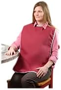 FitnessFirst Waterproof Bib - Pink Floral - Husky Size - Heavy-Duty Protection
