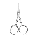 Motanar Safety Hair Scissors Stainless Steel Blunt Tip Scissor for Hair Cutting Professional Grooming for Eyebrows, Nose, Moustache, Beard Men Women
