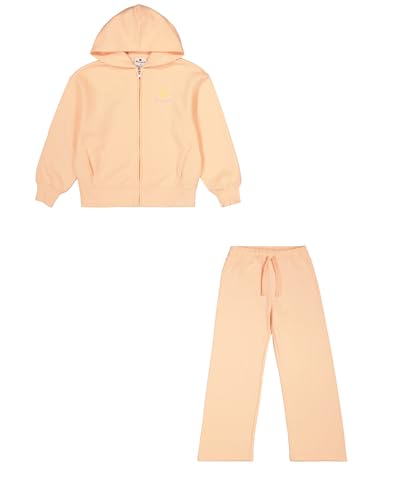Champion Legacy Emotional Dance G (405045) - Chándal con capucha de forro polar Powerblend, ultraligero, suave y compacto, Melocotón (EAC), 3-4 años (XXS) Niñas FW24