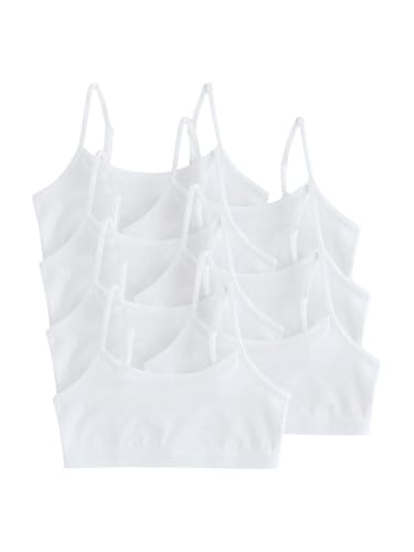 Hauts courts à bretelles fille fin des frottements lot de 7 doux