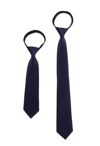 Tuxgear Zipper Ties for Boys & Men – Pre-Tied Adjustable Neck Ties in Microfiber, Perfect for Weddings & Formal Events2
