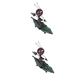 Amosfun 2 Pièces Accessoire De Figurine De Fourmi De Fer Modèles De Voitures Décor Intérieur De Voiture Décorations De Maison pour La Maison Artisanat De Fourmi Auto Décoration De Bureau