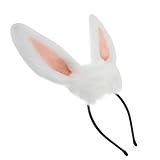 [Abaodam] 調節可能な柔軟素材うさ耳カチューシャ レディース用コスプレヘッドバンド パーティー 写真撮影 祭典向け仮装小道具