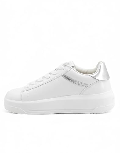 Basket Love Moschino Femme Blanc Basket Mode Sneakers Confortables 37
