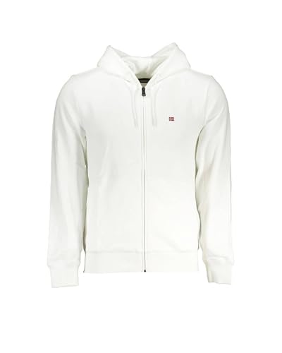 Pull en coton blanc Napapijri homme anti-déformation et confortable