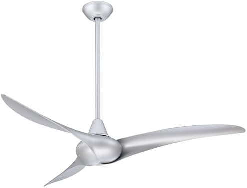 MINKA-AIRE F843-SL Wave 52 Inch 3 Blade Ceiling Fan in Silver Finish
