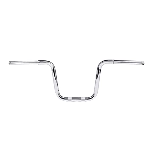 10'' Rise 1-1/4'' Ape Hanger HandleBars Fat Bars Fit Harley Softail 2018-2024 Road King 2014-later' Chrome by CELOMT - Image 3