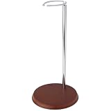 Bard's 54-0059 Chrome and Wood Doll Stand, Fits 24 to 40 inch Slim Waist Dolls, Waist is 2.25 to 3.5 inches Wide