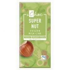 Pack 2x80g Super Nut Chocolate con Avellanas | Selección BIO | Alto Contenido en Frutos Secos | Sin Gluten (SG) | Calidad Vegana | Energía Natural