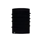 Hoher Feuchtigkeitstransport Buff Unisex-Adult Solid Polar Neckwarmer, Schwarz, Einheitsgröße EU