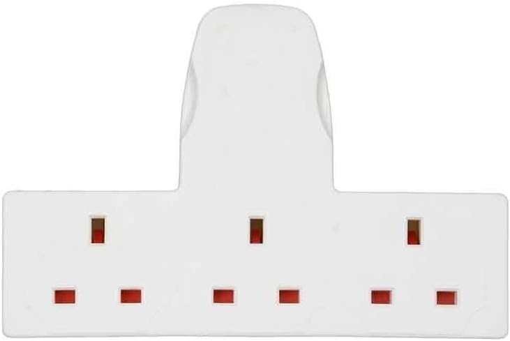 Mr. Gadget's Solutions 3 Way Triple Gang UK 3 Pin Multi Socket Plug Extension Mains Adaptor Cable Free
