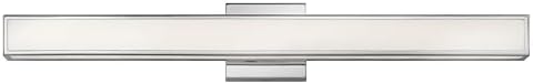 Hinkley Alto 30" Integrated LED 44W Bathroom Vanity Light Fixture, Chrome