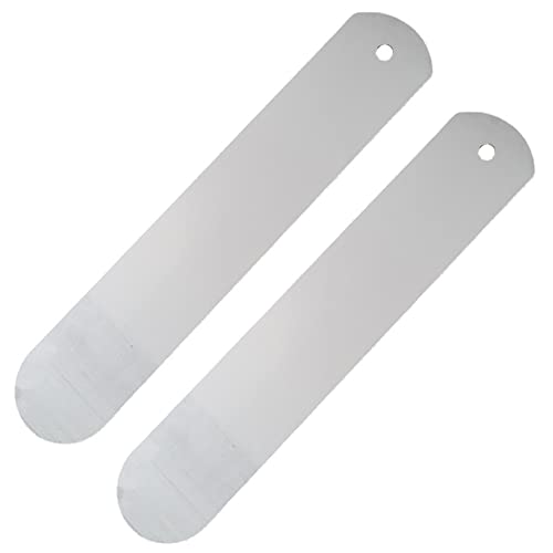 2 Pieces Sock Jig Straight Sock Jig Metal Sock Board Metal Straight Sock Jig Heat Press Transfer Sublimation Printing Socks Accessory(Sliver)