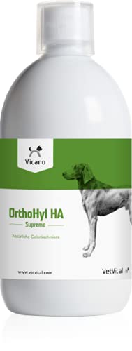 VetVital Vicano Orthohyl HA Supreme | 500 ml | Ergänzungsfuttermittel für Hunde | Mit Hyaluronsäure