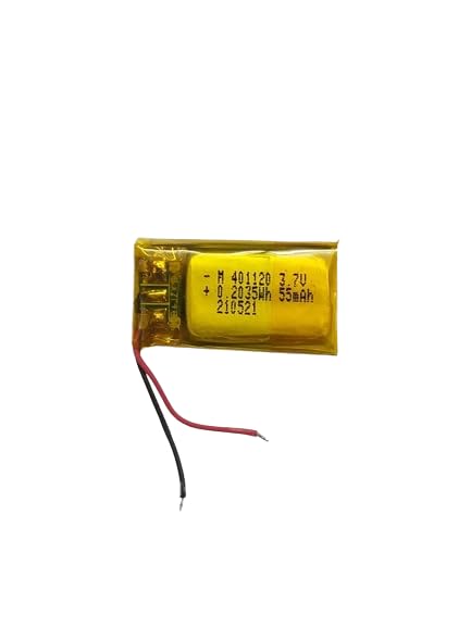 KP-401120 3.7v 55mAh 0.2035Wh Rechargeable Battery for Bluetooth Headset/Bluetooth Speaker, 55 Mah