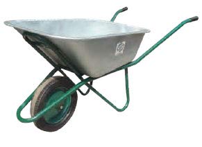Bigapple Garden Wheel Barrow with 90L Water and 160kg Weight Loading Capacity for use in farm houses, construction sites & Gardening, etc. (Pack of 1) - comes with 1 wheel-image-44