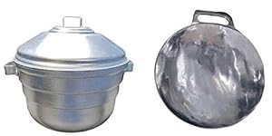 ASPEN Combo Anodised Aluminium Idly Cooker/Idly Maker 2 Plates 8 Idlies and Aluminium Dosa Tawa 10 Inch - Pack of 2 Products