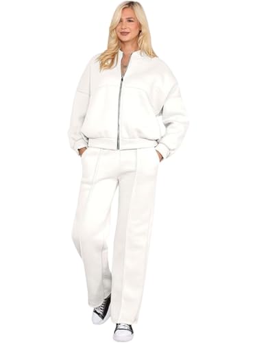 Image of GRECIILOOKS Co-ord Set for Women Stylish | Oversized Loose Fit Cotton Winter Hoodie set | Woolen Sweatshirts & Hoodies & T-Shirt For Girl | Casual Solid Full Sleeves Women Stylish Hoodie with Pocket