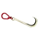 Hindernisauto Transport-Abschleppkette J-Haken Langer Schaft, Hindernis-Auto-Abschleppseil 5T Anhängerhaken, Anhängerhaken J-Typ Hängekette Doppelhaken Pannenwagen