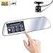 SmarTure M532 1296P HD Rearview Mirror Dashcam with 5" IPS Touch Screen, Crystal Clear White Mirror, Dual Cameras, Enhanced Night Vision, Parking Assist, Parking Protection Mode