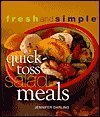 Paperback Fresh and Simple Quick Toss Salad Meals Book