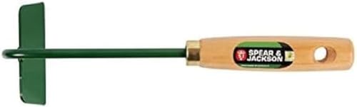 Spear & Jackson 50578 Binette à Fleurs Manche Bois, Vert