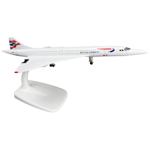 Image of AirModels British Airways Concorde Diecast Aircraft Model 1/400 Scale Plane Toy Collectable Gift Diecast Metal