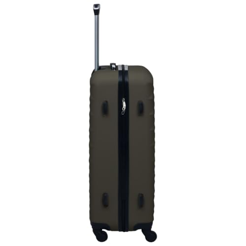 SKM Hardcase Trolley Set 3 pcs Anthracite ABS,Anthracite (Weight 23.04KG)4