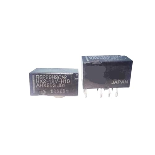 Relé HX212VH10 de 8 pines y 12 VCC para sustitución de componentes electrónicos