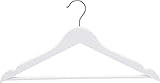 Ikea Bumerang Kleiderbügel, Holz, Weiß, 8 Stück