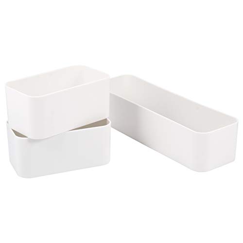 DECHOUS 3pcs Wall Storage Box Punch Closet Organizers Wall Hanging Storage Organizer