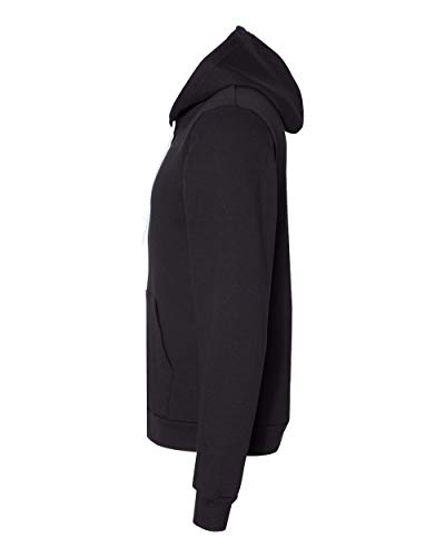 American Apparel Flex Fleece Unisex Full-Zip Hoodie, Xs, Dark Heather Grey/Navy #TOP2