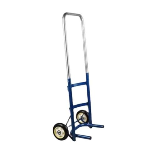 Carretilla de mano plegable portátil de alta resistencia con mango y ruedas ajustables, capacidad de carga de 200 kg para un fácil transporte
