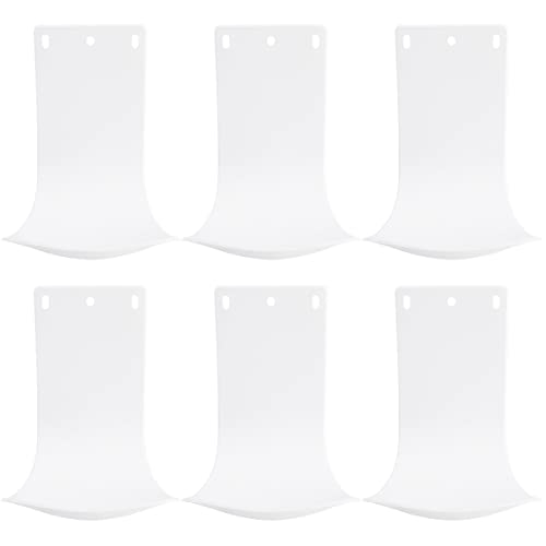 Cabilock 6pcs Spray Drip Tray Droplet Tray, Wall Mount Soap Liquid Dispenser Drip Catcher Trays, Automatic Hand Gel Dispenser Tray for Home Bathroom