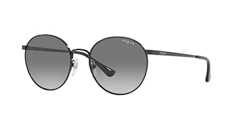 Image of Vogue Eyewear 0VO4155S352/1153 Women's Round Sunglasses with Grey Lenses Colour Gradient