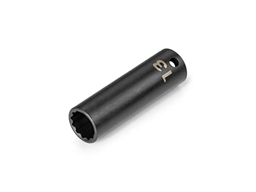 Image of TEKTON 3 /8 Inch Drive x 13 mm Deep 12-Point Impact Socket | SID13313