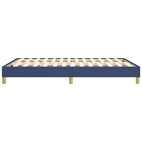 INLIFE Boxspringbett Blau 140x200 cm Stoff,Blau,23KG,3120620 – Bild 8