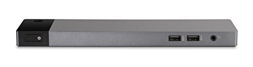 HP Elite 65W Thunderbolt 3 Laptop Docking Station - Grey, 4 USB Ports, Compatible with HP Elite x2 1012 G1