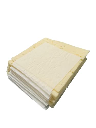 BALSAT Papel Separador de lonchas de embutidos, Separador de lonchas de jamon, papel para separar queso, papel charcuteria - 500 ud/paquete (12x12 cm. - Queso)