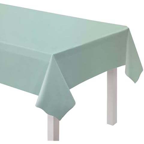 Amscan Pastel Blue Eco-Friendly Table Cover Cover