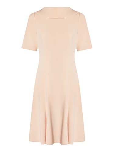 Adrianna Papell Women's Knit Crepe Roll Collar Dress3