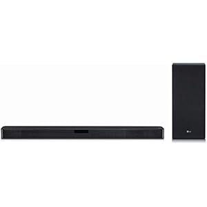 LG SL5Y DTS Virtual:X, 2.1 Soundbar (400W met draadloze subwoofer), Bluetooth, USB, Zwart