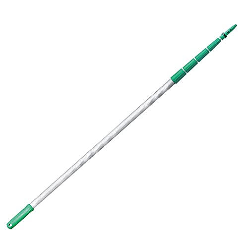 Unger UNG TF900 Silver Plastic TelePlus Modular Telescopic Extension Pole System, 6' - 30'