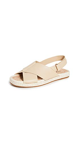 Vince womens Ankle Strap Flat Sandal, Wheat, 9.5 US